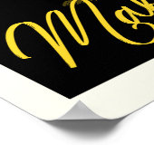 Je me réveille pour une affiche de maquillage (Coin)