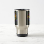 "Je me sens chanceux" Mug de voyage (Centre)