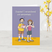 Je me souviens de notre carte d'anniversaire (Fleur jaune)