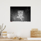 Je me suis arrêté à côté de votre affiche de stand (Cuisine)