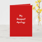 Je me suis trompé de carte de voeux (Fleur jaune)