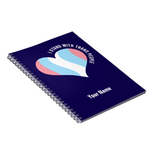 Je Me Trouve Avec Des Gens Trans Carnet Spiral Per (Côté Droit)