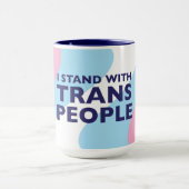 Je Me Trouve Avec Les Gens Trans Mug (Centre)