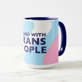 Je Me Trouve Avec Les Gens Trans Mug (Devant droit)