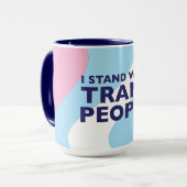 Je Me Trouve Avec Les Gens Trans Mug (Devant gauche)