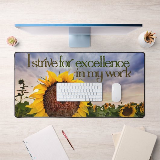 "Je m'efforce d'atteindre l'excellence" Motivation (Bureau 1)