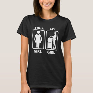 Je meisje Mijn meisje Vrouw Secretaresse citaat As T-shirt