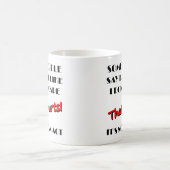 Je m'en fiche Ce n'est pas un acte Mug drôle (Centre)