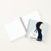 Je mène avec grâce - Hijabi Carnet docteur (Intérieur)