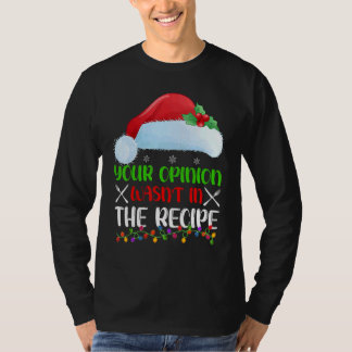 Je mening stond niet in het recept Kookchef Chri T-shirt
