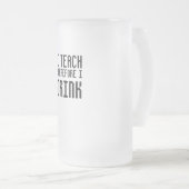 Je m'enseigne donc bois la tasse (Devant droit)