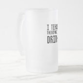 Je m'enseigne donc bois la tasse (Devant gauche)