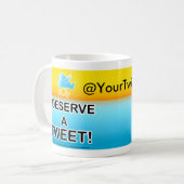 Je mérite une tasse de bip (Devant gauche)