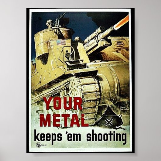 Je metaal houdt 'Em Shooting' Poster (Voorkant)