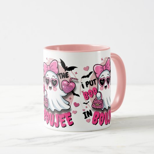 Je mets le Boo à Boujee Mug (Devant droit)