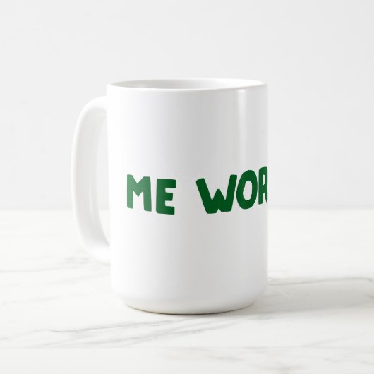 Je M'Inquiète ? Café Mug (Devant gauche)