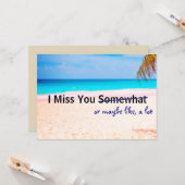 Je mist iets - kaart (Voorkant / Achterkant in situ)