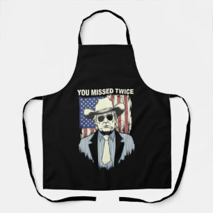 Je Miste Tweemaal Western Trump Cowboy Trump 2024  Schort