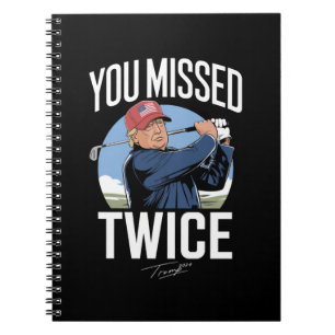 Je Miste Twice Golf 2024 Stem Trump Miste Me Notitieboek