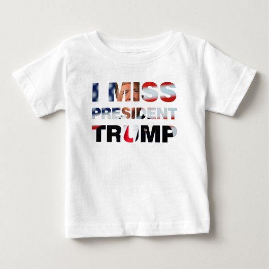 Je Mlle Président Trump Baby T-shirt (Devant)