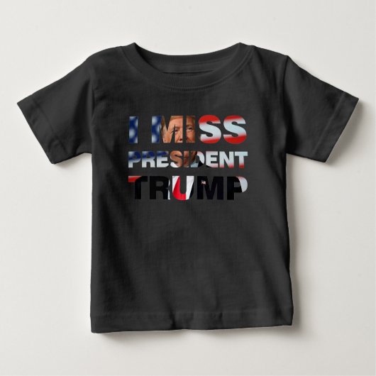 Je Mlle Président Trump Baby T-shirt (Devant)