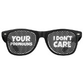 JE M'OCCUPE DES LUNETTES DE soleil FUNNY (Devant)