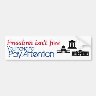 Je moet Bumpersticker opgelet betalen