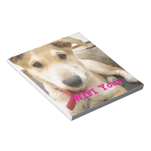 Je moet elke dag je liefde wekken notitieblok (Schuin)