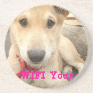 Je moet elke dag je liefde wekken zandsteen onderzetter