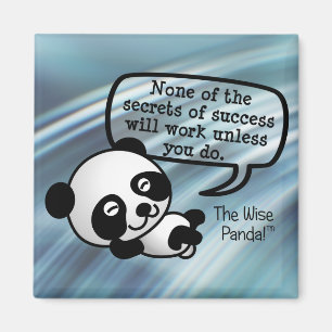 Je moet hard werken voor succes magneet