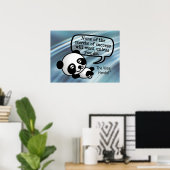 Je moet hard werken voor succes poster (Thuiskantoor)