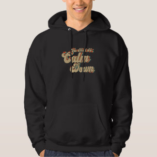 Je moet kalmeren Klassieke Retro Vintage Pride 80u Hoodie