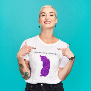 Je moet meer feministische hotroze luipaard glimla t-shirt