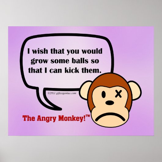 Je moet wat ballen kweken poster (Voorkant)