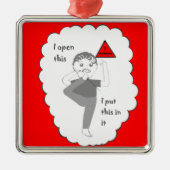 Je mond-en-klauwzeer mopperen metalen ornament (Voorkant)