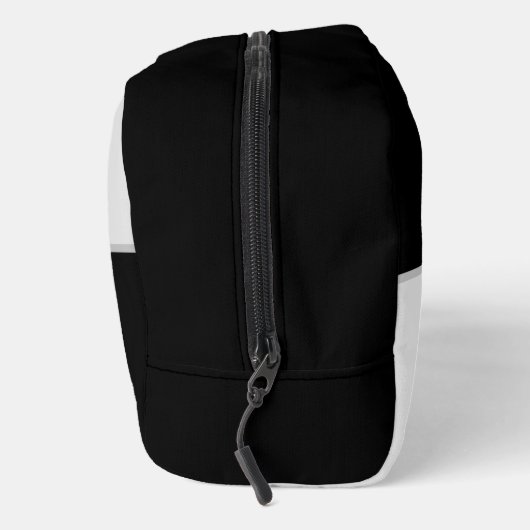 Je monogram in zwart-wit toilettasje (Rechts)