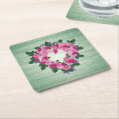 Je Mooi Hart Vierkante Kartonnen Onderzetter (Schuin)