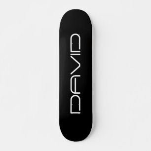 Je naam Cool gestileerde aanpasbare tekst Skateboard
