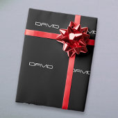 Je naam | Cool gestileerde  tekst Cadeaupapier