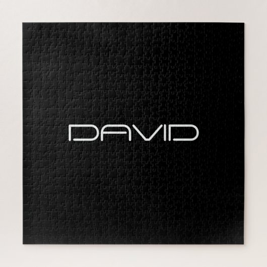 Je naam | Cool gestileerde tekst Legpuzzel (Verticaal)