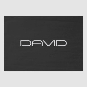 Je naam   Cool gestileerde  tekst Tissuepapier