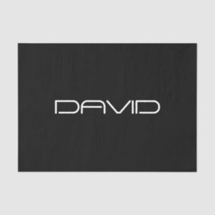 Je naam   Cool gestileerde  tekst Tissuepapier