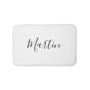 Je Naam Elegant Schrift Badmat