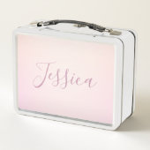 Je naam | Elegant Script Soft Ombre (Achterkant)