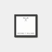Je naam | Golfclubs Post-it® Notes (Voorkant)
