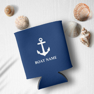 Je naam van je boot Anchor Blue Blikjeskoeler