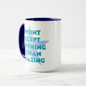 Je N'Accepterai Rien De Moins Que De La Mug Extrao (Devant gauche)