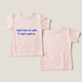"Je n'ai pas à sourire" (Design Recto & Verso)
