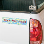 Je n'ai pas de sticker pour ami invisible (Sur camion)