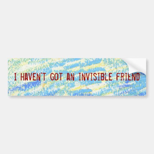 Je n'ai pas de sticker pour ami invisible (Devant)